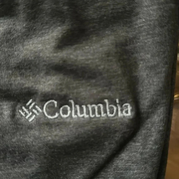 Columbia Men's Long Sleeve Raglan Tee Blue Gray - Picture 8 of 12